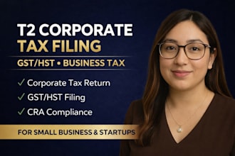 file canada t2 corporate tax return and gst hst for business