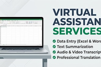 do professional data entry, transcription, and translation