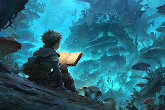 do fantasy book cover design, thriller book cover