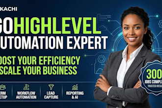 be ghl gohighlevel expert to setup highlevel website funnel workflow automation