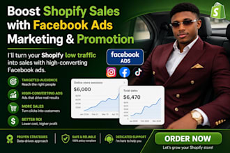 run shopify facebook ads to increase sales