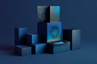 create a pixel perfect packaging box design with die cut