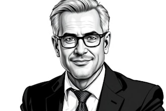 draw your portrait classic business headshot wsj style