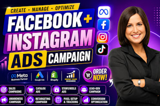 set up profitable facebook ads campaign tiktok ads  manager for shopify store