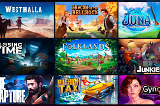 design steam capsule art, game key art, header capsule and game cover steam art