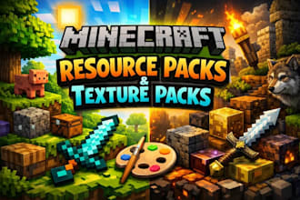 create stunning minecraft resource packs and texture packs