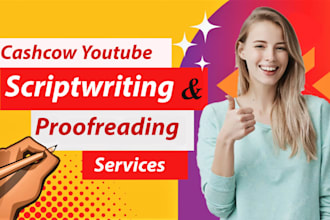do scriptwriting for youtube explainer content