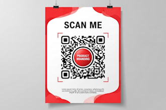 design professional qr codes with logo in 2 hours