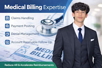 handle mental health billing claims and ar follow ups
