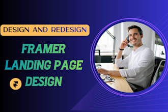 your framer website designer for framer landing page design