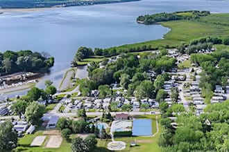 render map illustration or site plan, vector rv park, campground park