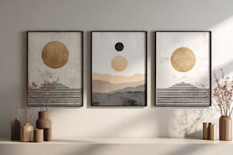 do minimalist printable wall art design for etsy