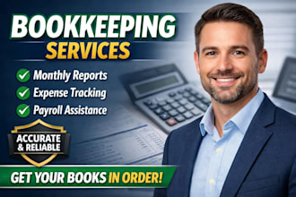 do professional bookkeeping cleanup and monthly reports