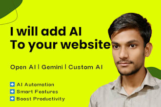 integrate ai features into your website or web app