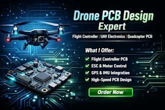 drone pcb design flight controller pcb uav electronics quadcopter pcb, skybrush