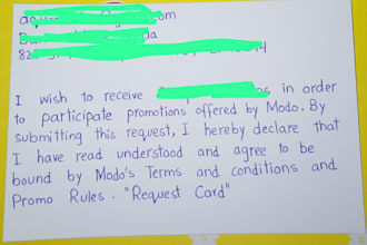 handwrite modo pulsz stake mcluck cards and envelopes