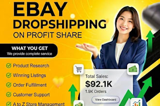 do ebay  2 step dropshipping on profitsharing