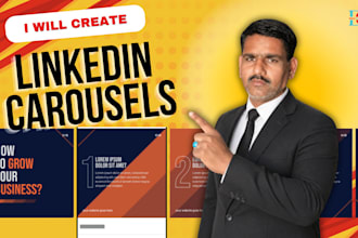 design professional linkedin posts and carousels for personal branding