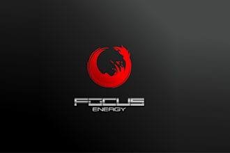 design focus energy drinks logo