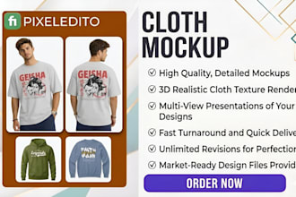 create realistic clothing mockup apparel mockup tshirt mockup