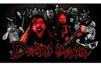 design death metal, deathcore, metalcore logo