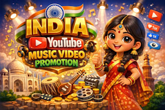 do organic india youtube music video promotion, indian video views promotion