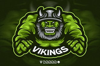 design unique and creative viking logo for your business