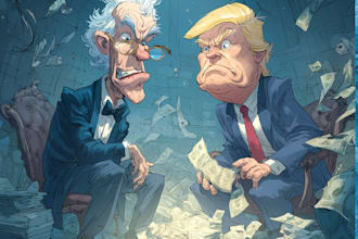 create political and editorial cartoons