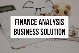 provide finance business analysis with property modeling