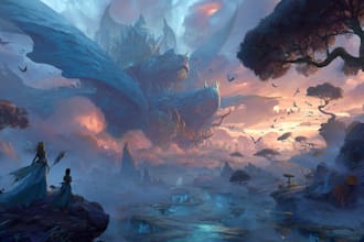 create some professional fantasy art