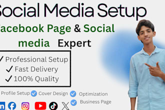 create and setup a professional facebook business page