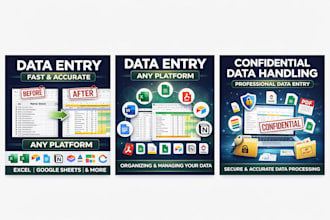 handle and accurate data entry and data organization