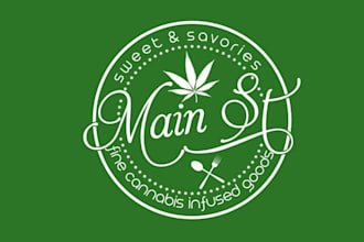 design unique cannabis infused gourmet treats logo