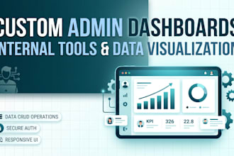 develop a custom admin dashboard