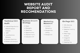 do a website audit with the least technique