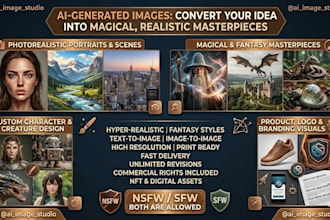 create hyper realistic ai generated nsfw and sfw character art in 2d style