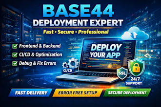 handle base44 deployment and setup for your project