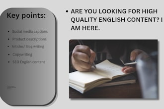 write creative SEO english content