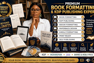 do paperback formatting, ebook formatting, epub, kindle formatting for book