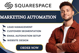 do squarespace lead management customer segmentation email automation setup