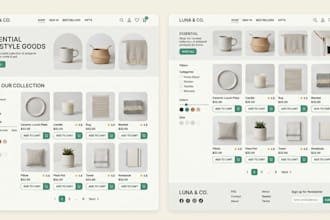 design ecommerce website UI UX