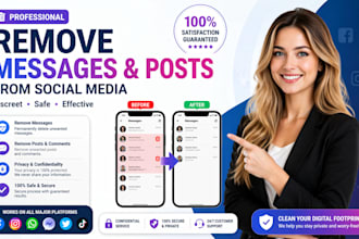 delete or remove social media old post and messages