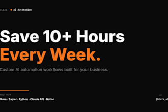 build ai automation workflows to save you 10 hours per week