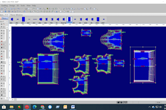 create sewing pattern expert with grading in dxf file PDF