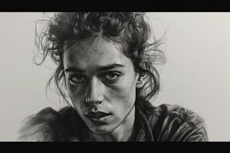 create a hedcut wsj portrait style from photo