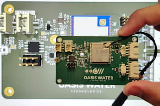 develop production esp32 iot firmware with AWS cloud backend