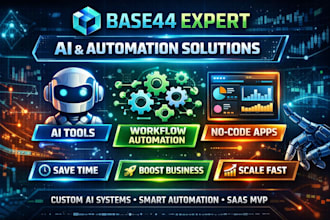 create custom automation workflows with base44
