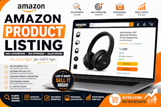 write amazon product listing content with SEO and variation