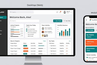 design responsive UI UX for web and mobile