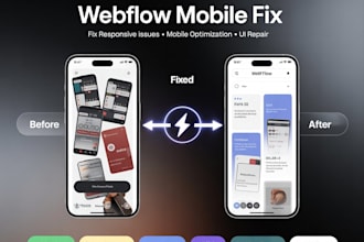 fix webflow mobile responsiveness issues